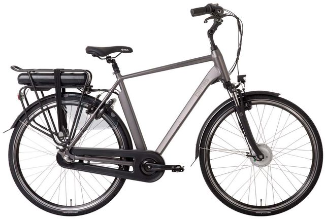 Bimas eCity 3.0 Elektrische Herenfiets 28 inch 57 cm Warm Grey