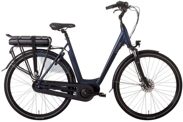 Bimas eCity 7.3 Elektrische Damesfiets 28 inch 50 cm Navy Blue
