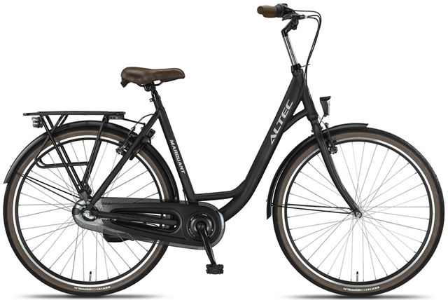 Altec Marquant 28 inch Damesfiets N3 56 cm Mat Zwart