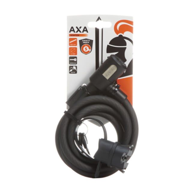 AXA Newton Kabelslot - 180 cm - Zwart