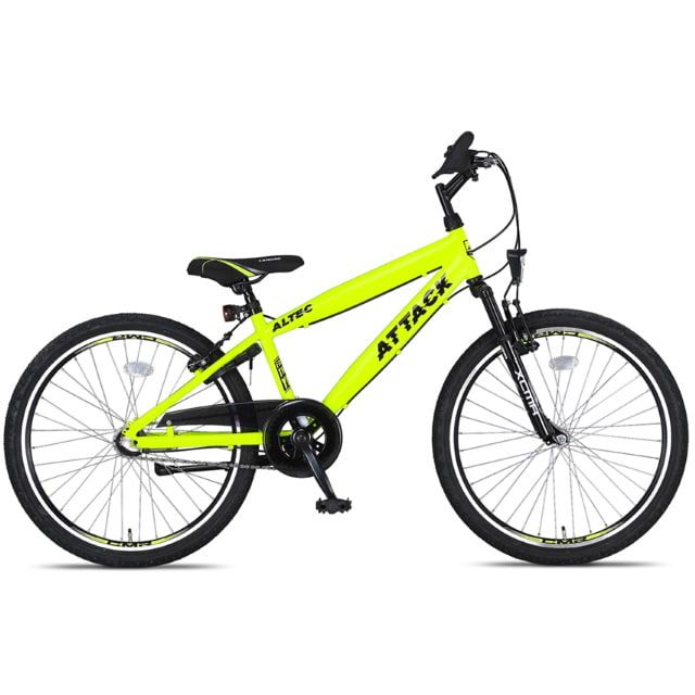 Altec Attack 24 inch Jongensfiets N3 Neon Lime