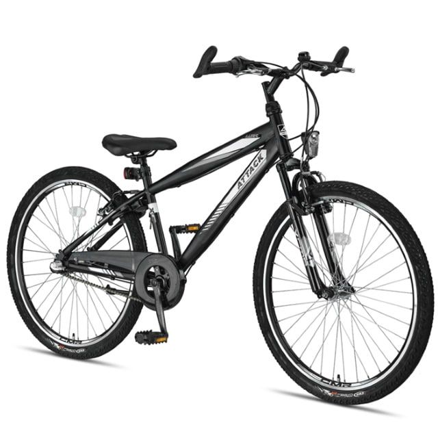 Altec Attack 26 inch Jongensfiets N3 Mat Zwart 2021