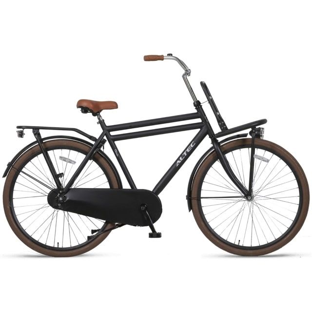Altec Classic 28 inch 58 cm Heren Transportfiets Mat Zwart