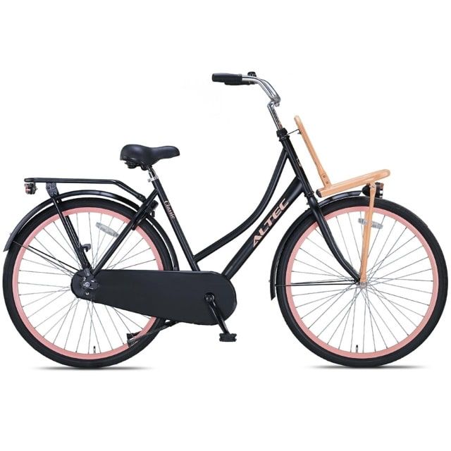 Altec Classic Transportfiets 28 inch 55 cm Zwart Zalm