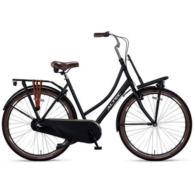 Altec Dutch 28 inch Transportfiets N3 50 cm Mat Zwart Damesfiets