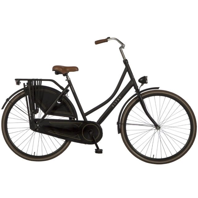 Altec London 28 inch Omafiets Mat Zwart 55 cm