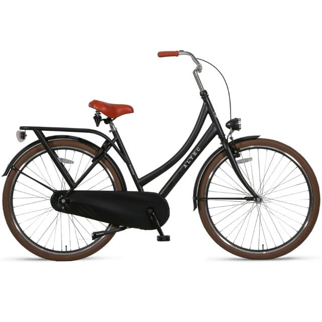 Altec London 28 inch 56 cm Omafiets de Luxe Zwart