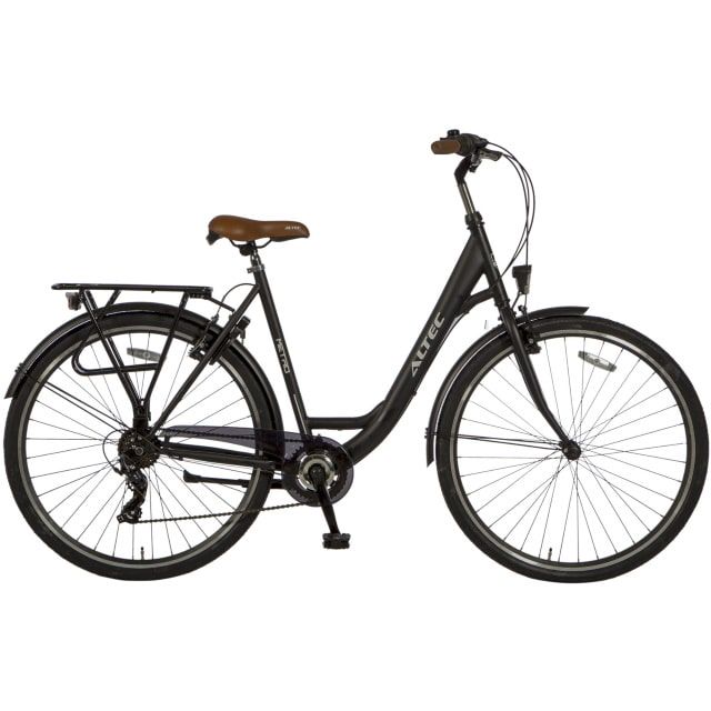 Altec Metro 28 inch Damesfiets 7SP Mat Zwart