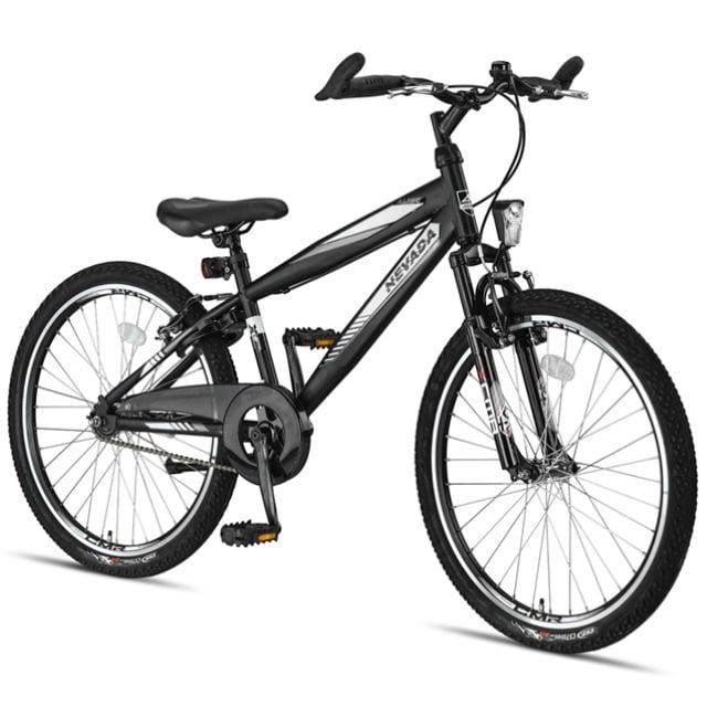 Altec Nevada 24 inch Jongensfiets Mat Zwart