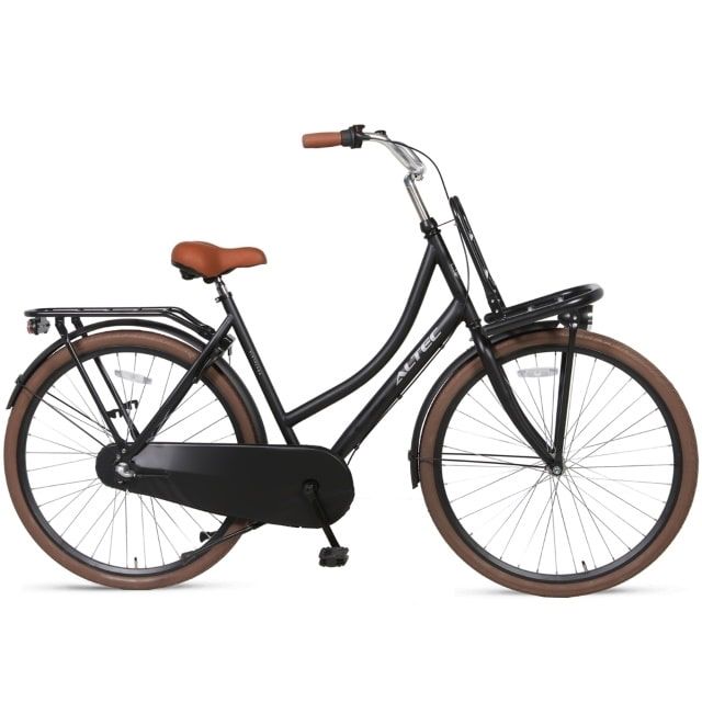 Altec Nostalgia 28 inch 55 cm Transportfiets N3 Mat Zwart