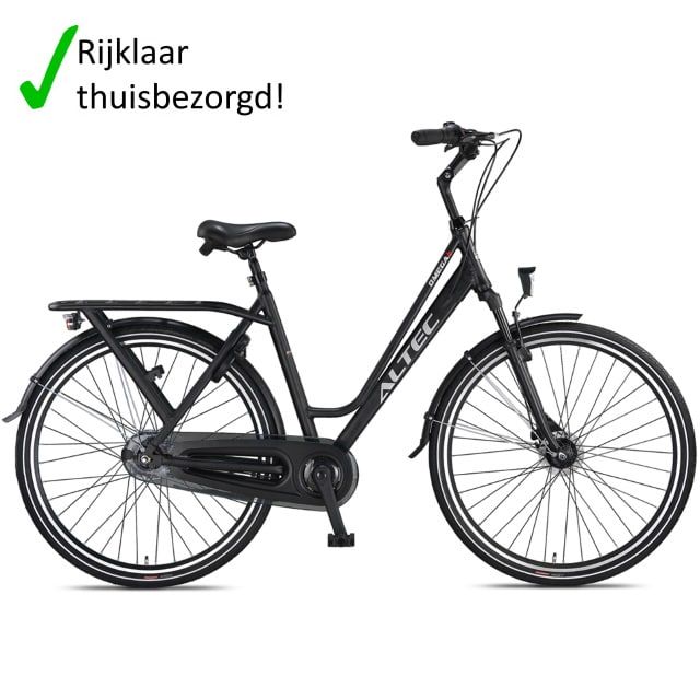 Altec Omega Plus 28 inch Damesfiets N7 Mat Zwart 100p