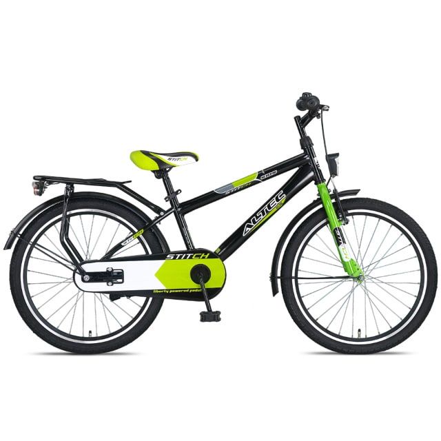Altec Stitch 22 inch Jongensfiets Black Green