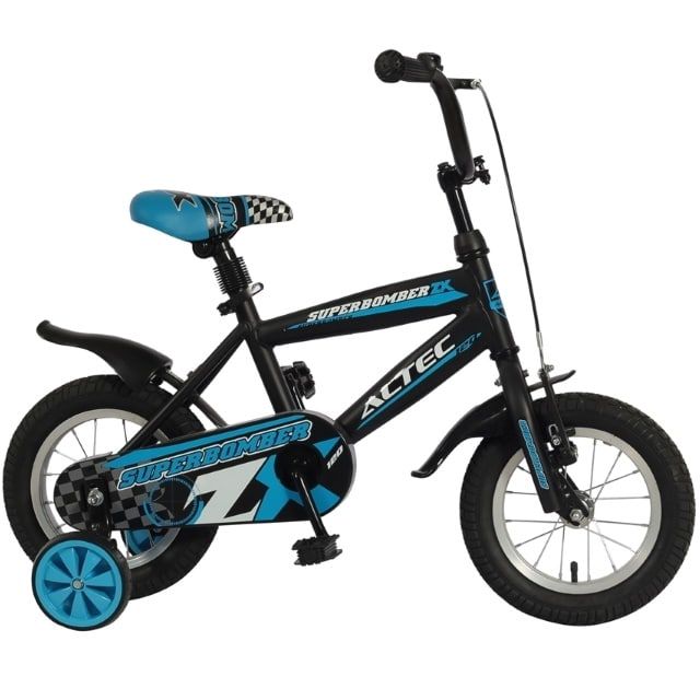 Altec Superbomber 12 inch Zwart Blauw Jongensfiets