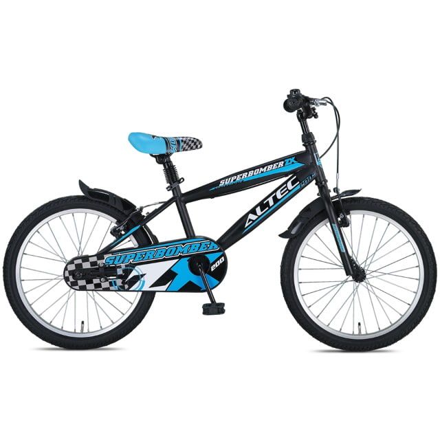 Altec Superbomber 20 inch Jongensfiets Zwart Blauw