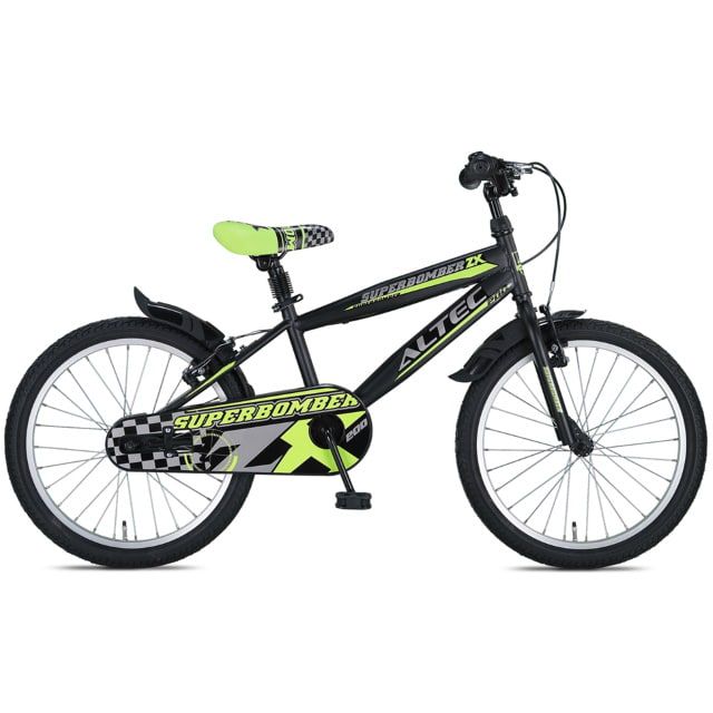 Altec Superbomber 20 inch Jongensfiets Zwart Groen