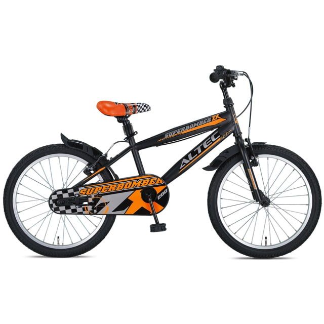 Altec Superbomber 20 inch Jongensfiets Zwart Oranje
