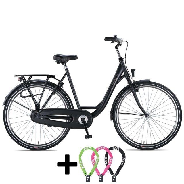 Altec Trend 28 inch Damesfiets Zwart AXA
