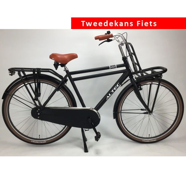Altec Urban Herenfiets 28 inch 55 cm Mat Zwart Tweede Kans