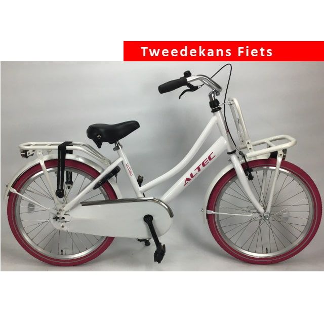 Altec Urban Meisjesfiets 22 inch Pearl White Tweede Kans