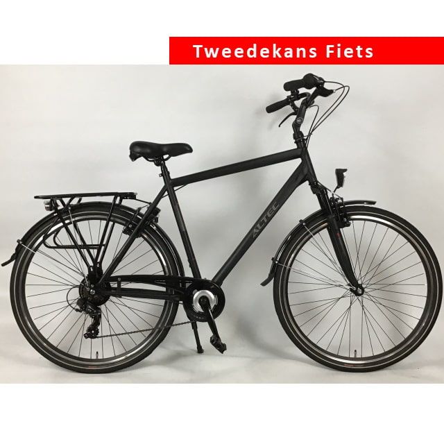 Altec Verona 7 Speed 28 inch 56 cm Mat Zwart Tweede Kans