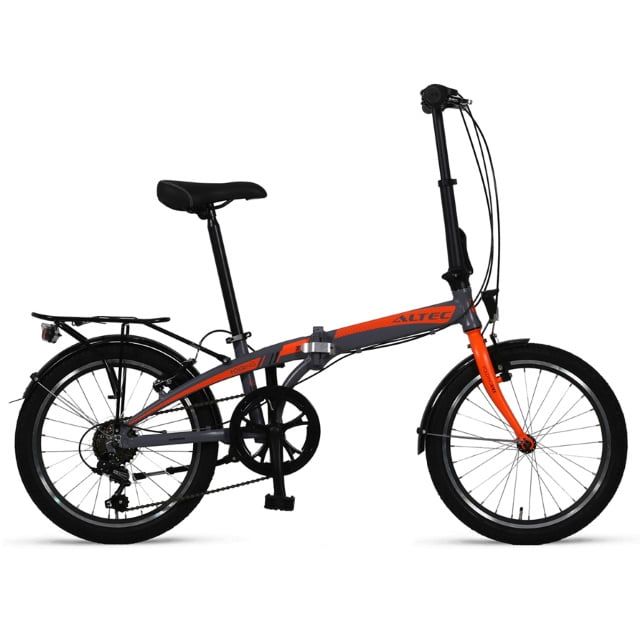 Altec Vouwfiets 20 inch Grey Orange 6 Speed