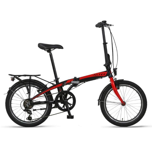 Altec Vouwfiets 6 Versnellingen 20 inch Black Red