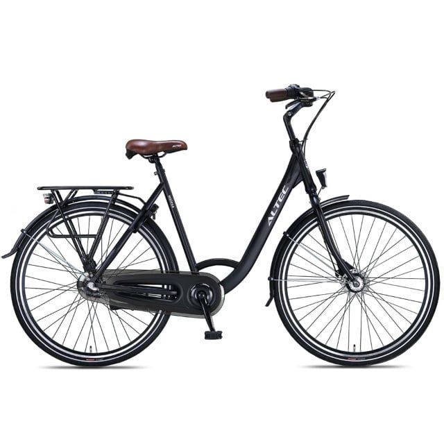 Altec Walesa 28 inch Damesfiets N3 56 cm Mat Zwart
