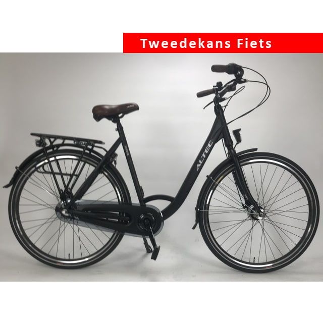 Altec Walesa 3 Versnellingen Damesfiets 28 inch 56 cm Mat Zwart Tweede Kans