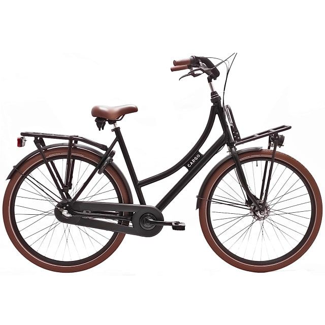 Avalon Cargo R3 Dames Transportfiets 28 inch 57 cm Rollerbrakes Mat Zwart