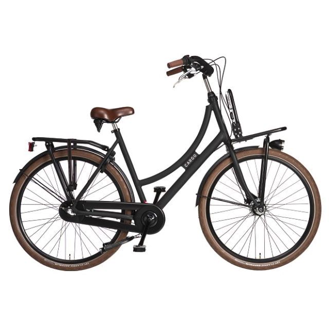 Avalon Cargo RB Dames 3 Versnellingen 28 inch Mat zwart