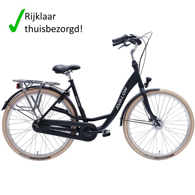 Avalon Elegance N7 Moederfiets 28 inch 54 cm Mat Zwart 100p