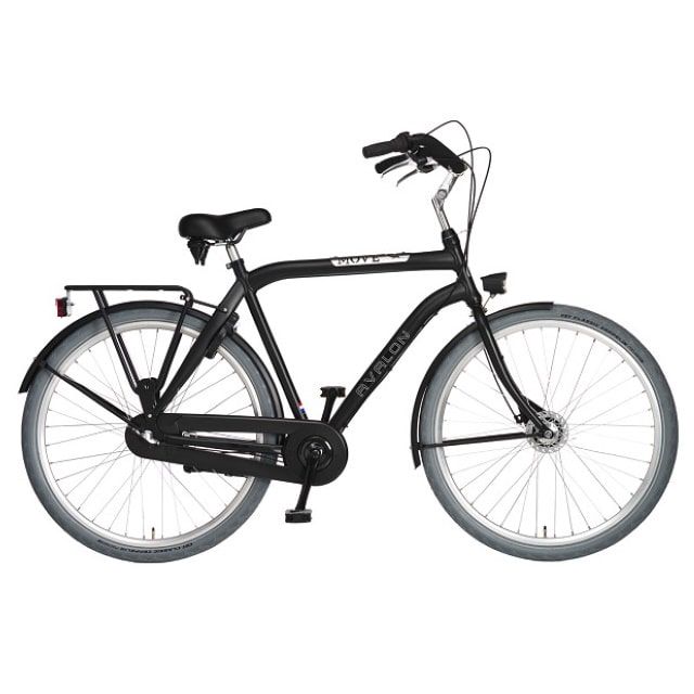 Avalon Move RB Heren 3 Versnellingen 28 inch Mat Zwart