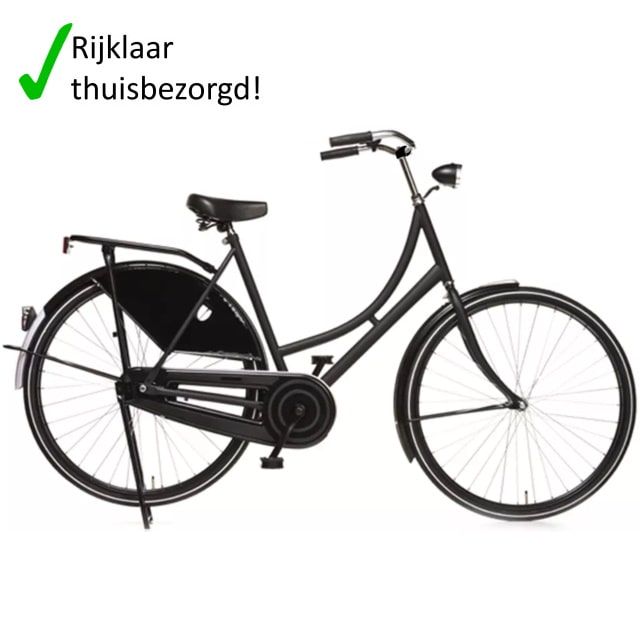 Avalon Omafiets Export 28 inch 57 cm Mat Zwart