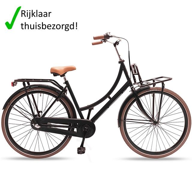 Avalon Pic-Up N3 Dames Transportfiets 28 inch 57 cm Mat Zwart 100p