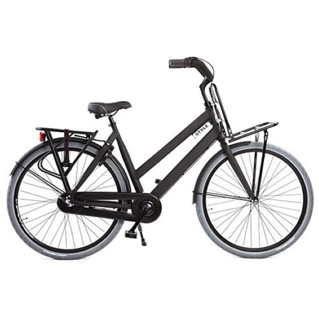 Avalon Style 3 Versnellingen 28 inch Mat Zwart