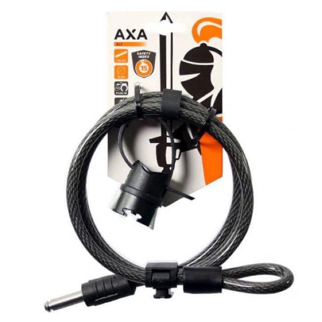 Axa RLE 150 Insteekkabel - ART2 - 150 cm - Zwart