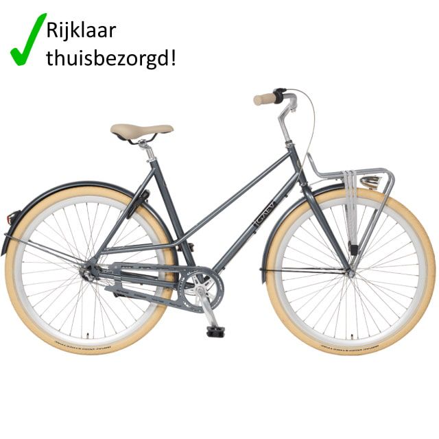 BSP Gaev RN3 Dames 28 inch Platina Grijs Glans 100p