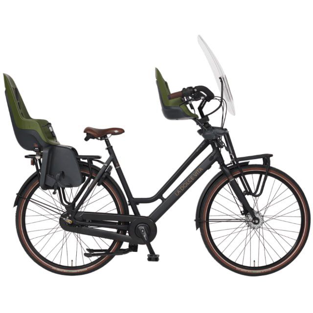 BSP La Dolce Vita N7 Moederfiets 28 inch 57 cm Zwart Mat