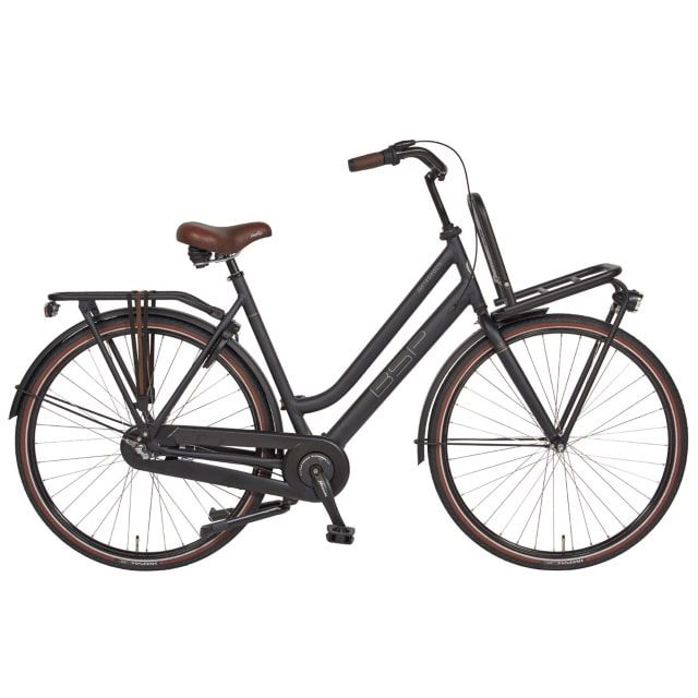 BSP Metropolis Dames 3 Versnellingen 28 inch Mat Zwart