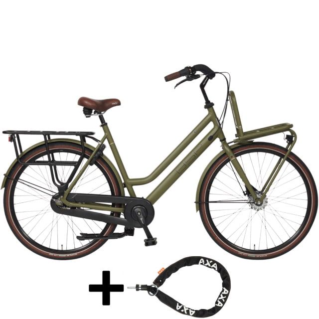 BSP Metropolis Family N7 28 inch 57 cm Camo Groen Mat + AXA insteek