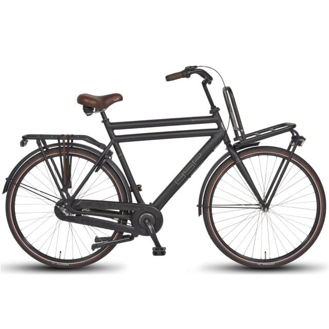 BSP Metropolis XXL Heren 3 Versnellingen 28 inch Mat Zwart