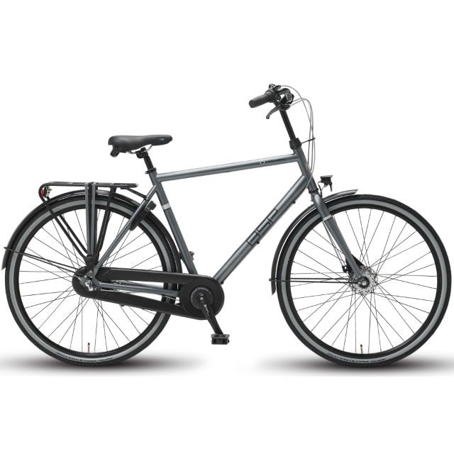 BSP O Seven Heren 3 Versnellingen 28 inch 47 cm Platina Grijs Mat