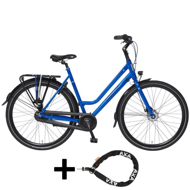BSP Voyager Dames 28 inch 50 cm N7 Zomerblauw Glans met insteek
