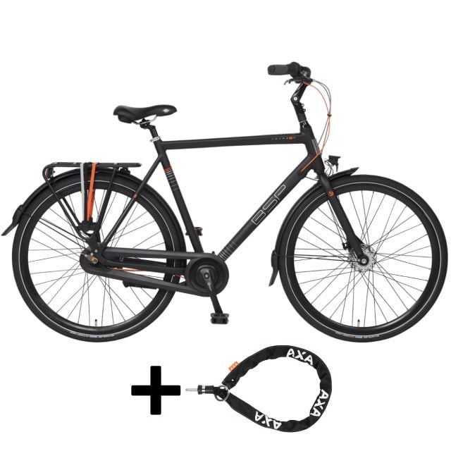 BSP Voyager Heren 28 inch 56 cm N7 Zwart Mat met insteek