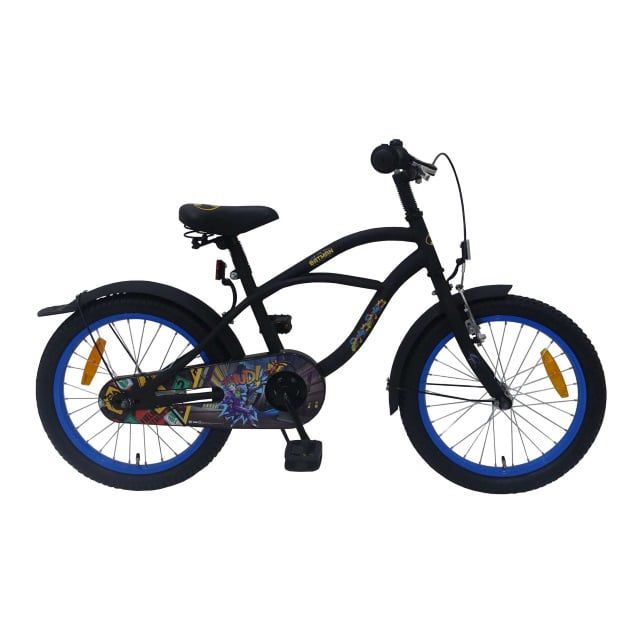Batman Jongensfiets 18 inch Mat Zwart