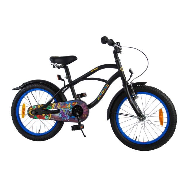 Batman Jongensfiets 18 inch Mat Zwart