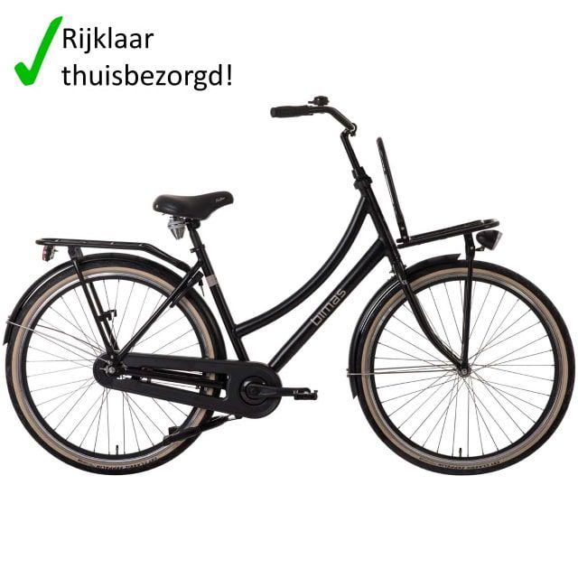 Bimas Transporter 1.0 Dames 28 inch Black 57 cm 100p