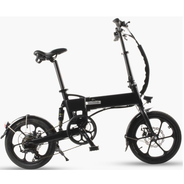 Bimas eFolding Elektrische Vouwfiets 16 inch 6 Speed Black