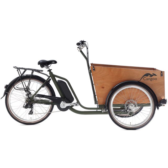 Cangoo Easy Elektrische Bakfiets 6 Speed Army Green Naturel.jpg