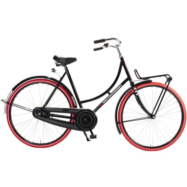 De Amsterdammer Transportfiets 28 inch Zwart